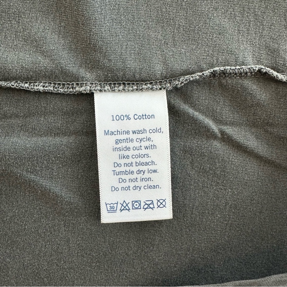 Clare V. Original Tee in Faded Black with Cream Grand 'Oui' Print | XXL | GUC - Picture 9 of 12